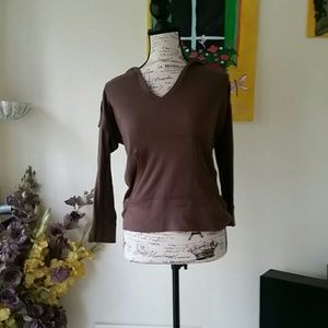 Personal identity brown long sleeve Lg